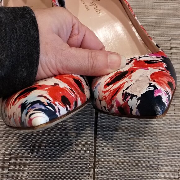 Kate Spade Floral Pumps Size 6.5 - Picture 7 of 12